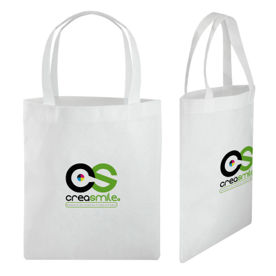 (BP-11) Bolsa Plana Con Asas Logo Color