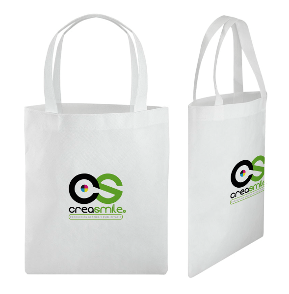 (BP-11) Bolsa Plana Con Asas Logo Color