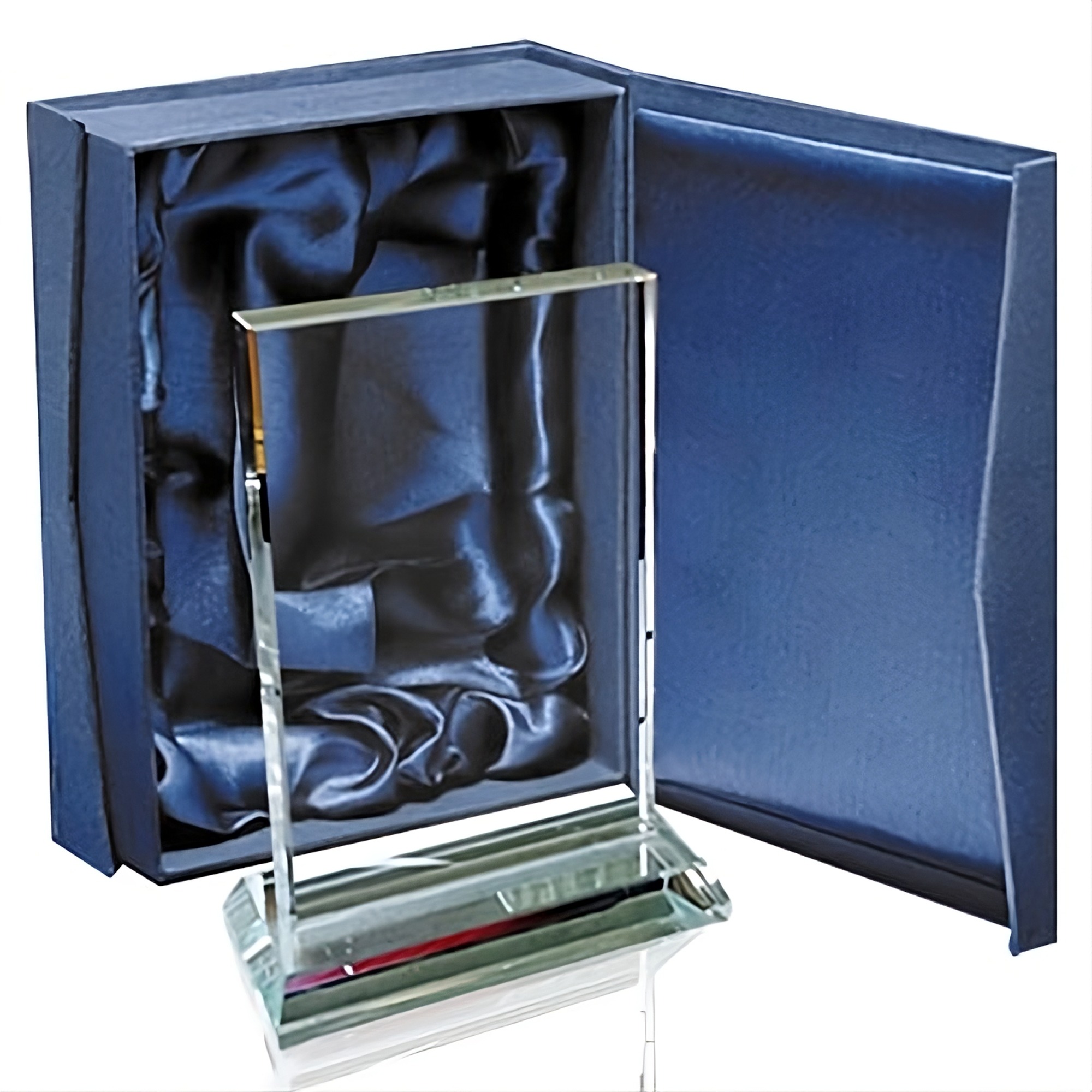 galvano rectangular transparente cristal