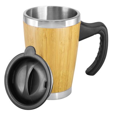 (MB-01) Mug De Bambú Con Asa
