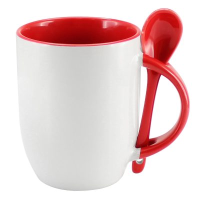 (MB-28) Tazón Color Con Cuchara