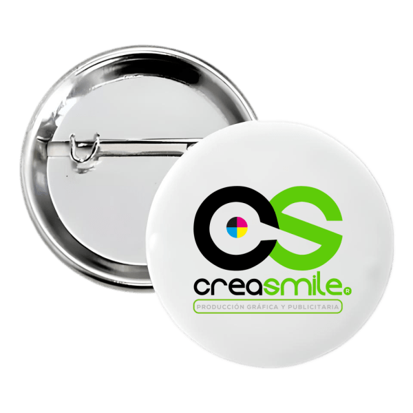 (PI-06) Chapita Con Gancho Metálico