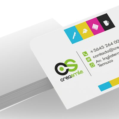 (PS-01) Tarjetas De Presentación 4/0