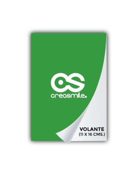 (PS-05A) Flyer 1/4 Oficio. Una Cara (4/0)