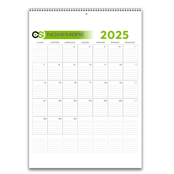 (PS-14) Calendario Pared