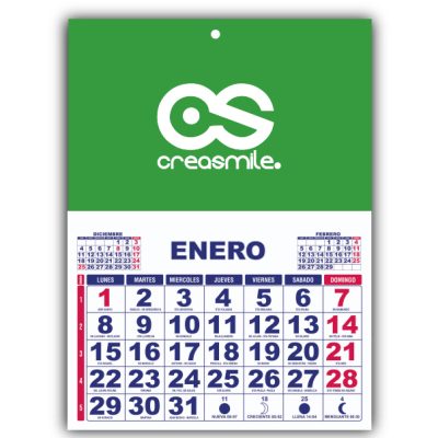(PS-16) Calendario Taco Pared