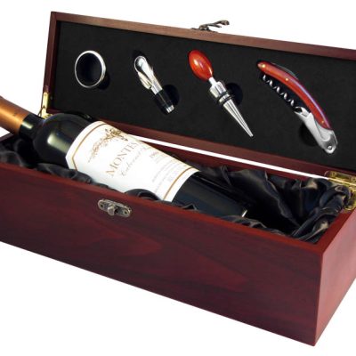 (RC-16) Caja Madera Para Vino