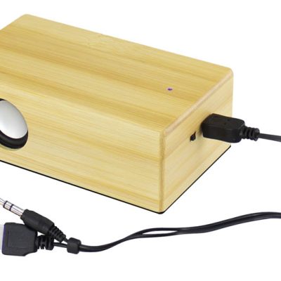 (TC-28) Parlante Inducción De Bambú