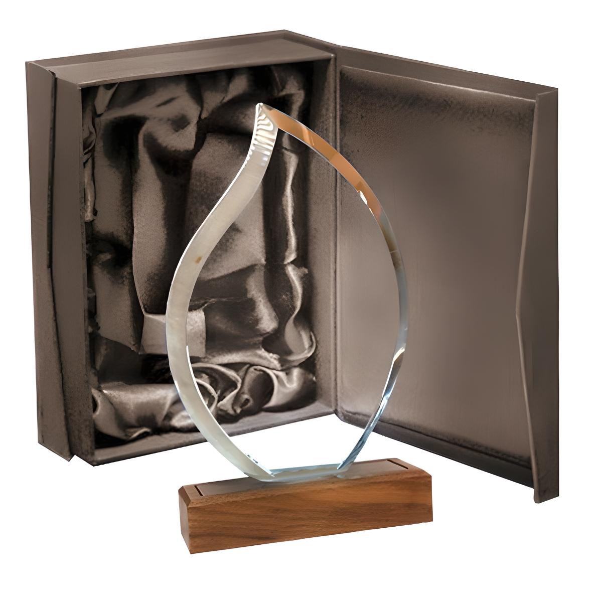 (GM-09) Galvano Cristal Madera Llama