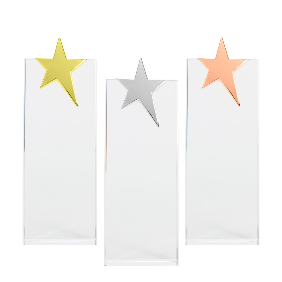 (GM-21) Trofeo Cristal Oro Plata Bronce