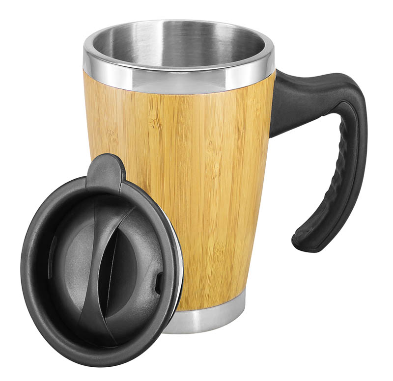 (MB-01) Mug De Bambú Con Asa