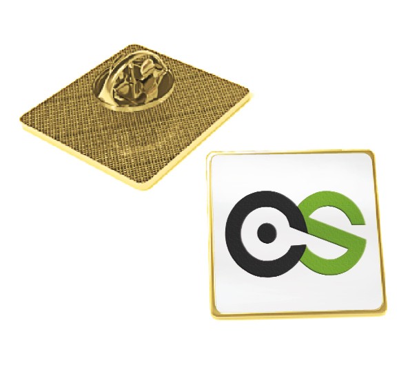 (PI-26) Piocha Broche Cuadrado