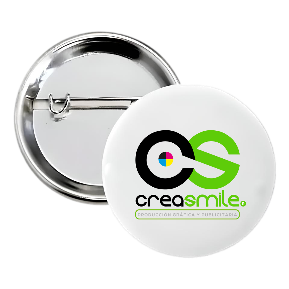 (PI-27) Chapita Con Gancho Metálico