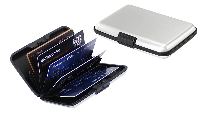 (PI-60) Porta Tarjetas - Anti Clonación