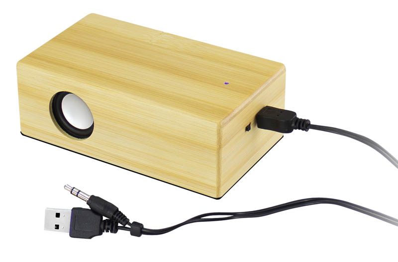 (TC-31) Parlante Inducción De Bambú