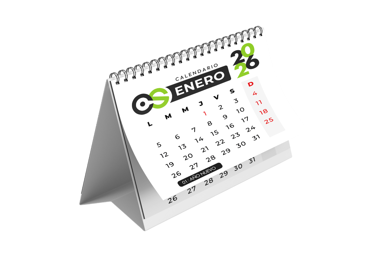 Calendario Escritorio Anillado