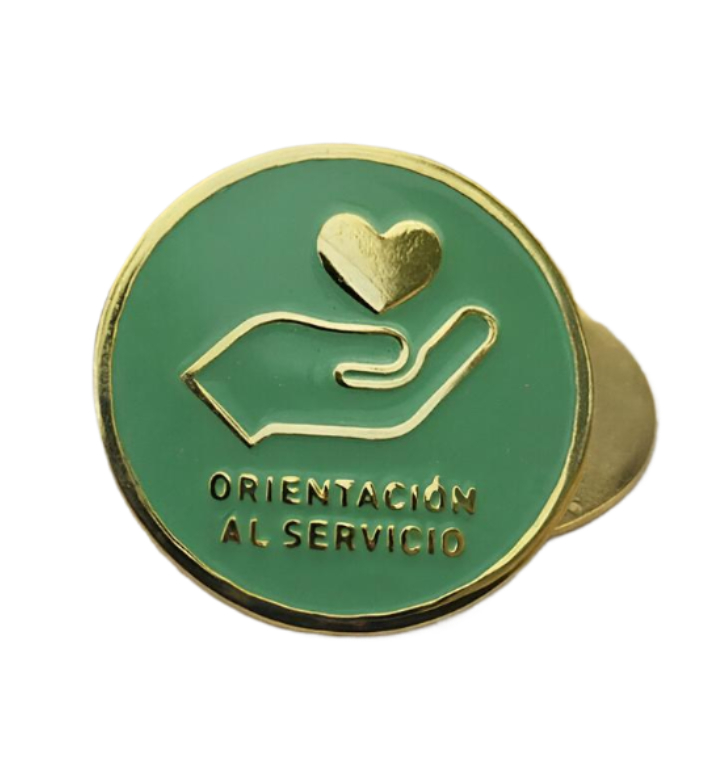 Pin Metalico Relieve Y Color