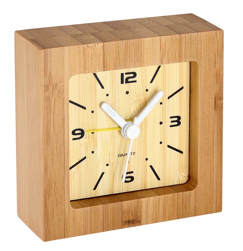 Reloj Bambú Escritorio