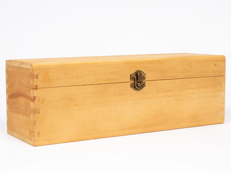 Caja De Madera Natural