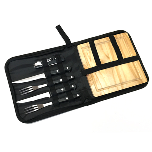 Set Para Asado Con Bolso