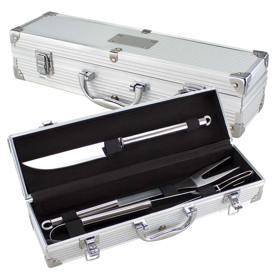 Set Para Asado Metal Box